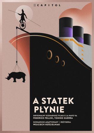 A-statek-plynie-plakat