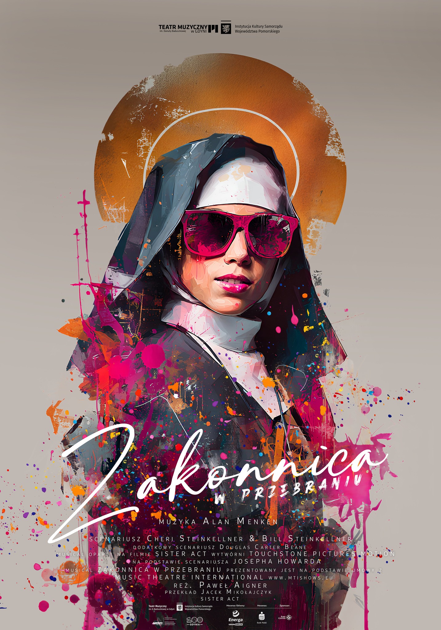 Zakonnica w przebraniu_plakat Gdynia