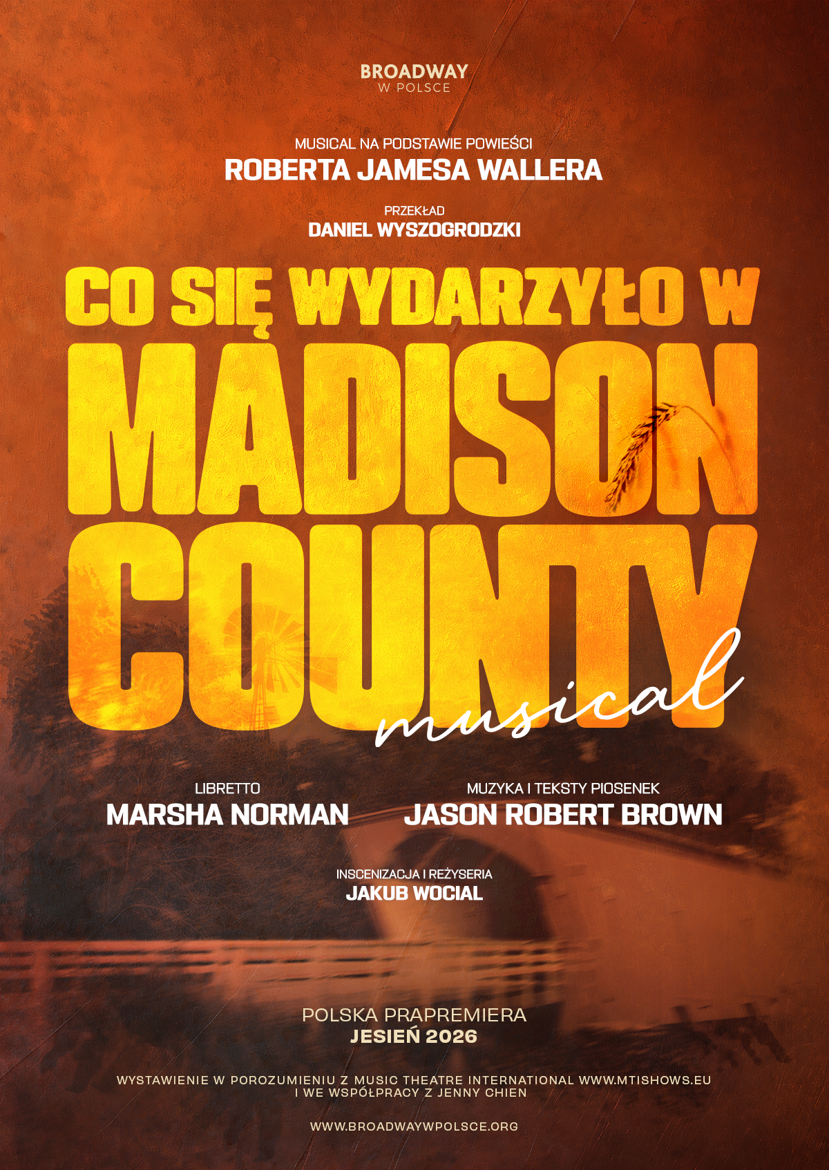 CoSieWydarzyloWMadisonCounty_plakat